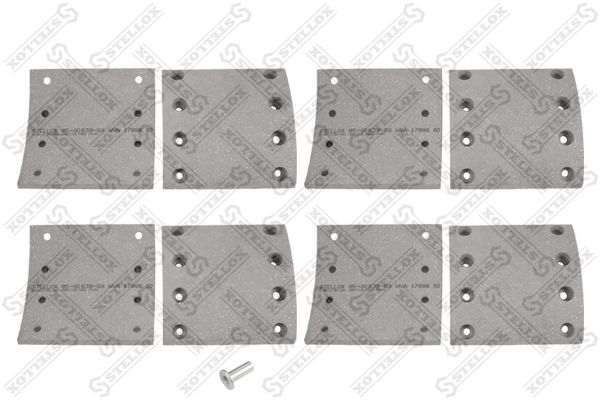 Комплект тормозных накладок STELLOX 85-00938-SX 85-00938-SX - фото 1