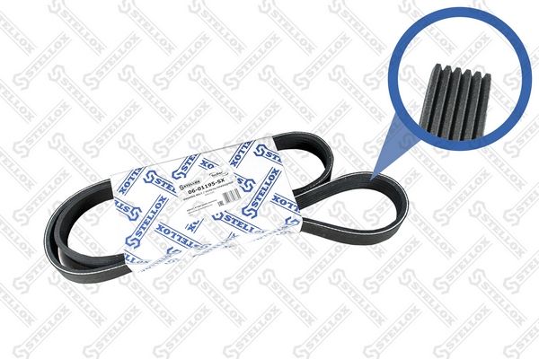 Ремінь поліклиновий STELLOX 06-01195-SX 06-01195-SX - фото 1