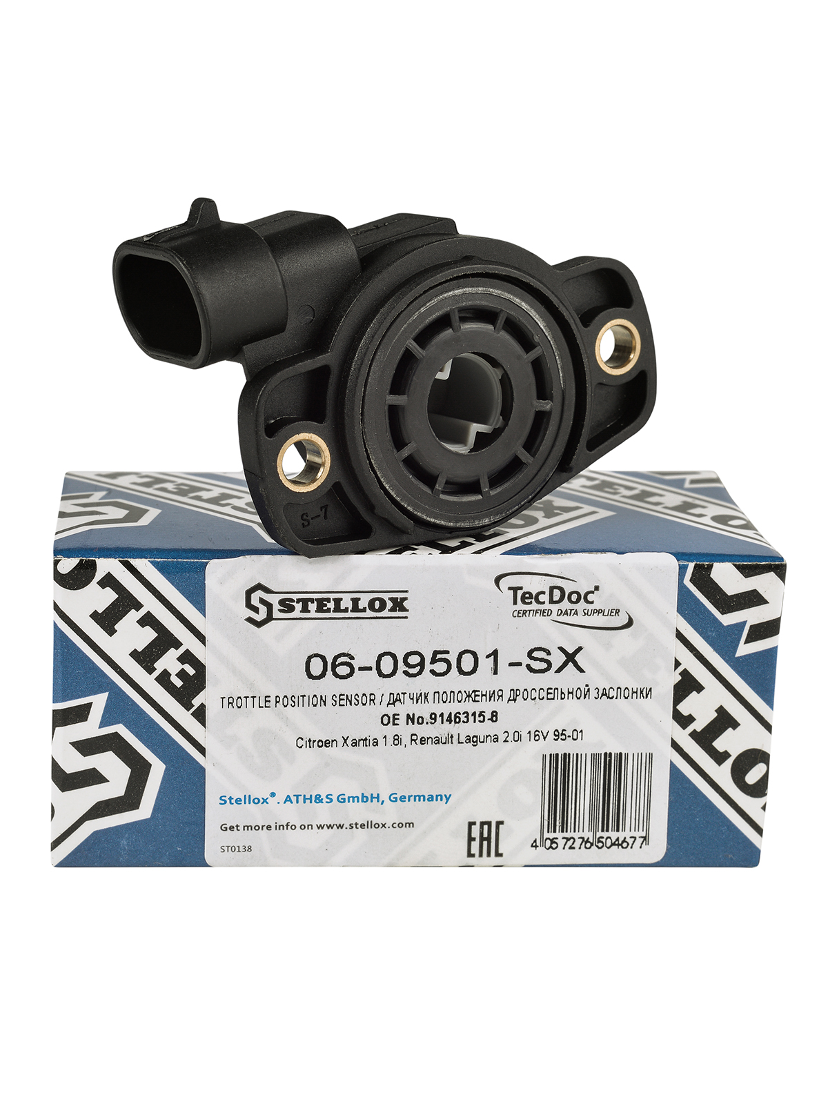 Датчик положення дросельної заслінки STELLOX 06-09501-SX 06-09501-SX - фото 7