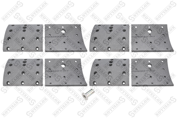 Комплект тормозных накладок STELLOX 85-01063-SX 85-01063-SX - фото 2