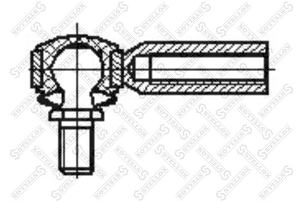 Наконечник рулевой тяги STELLOX 84-41201-SX 84-41201-SX - фото 2